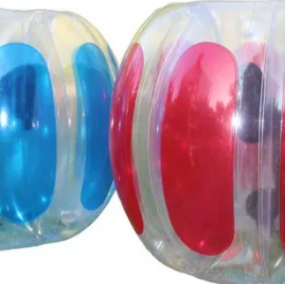 2 Sportspower Adult Thunder Bubble Inflatable Soccer Suits